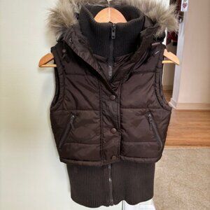 Winter Vest with Hood - Women's Small - Like New